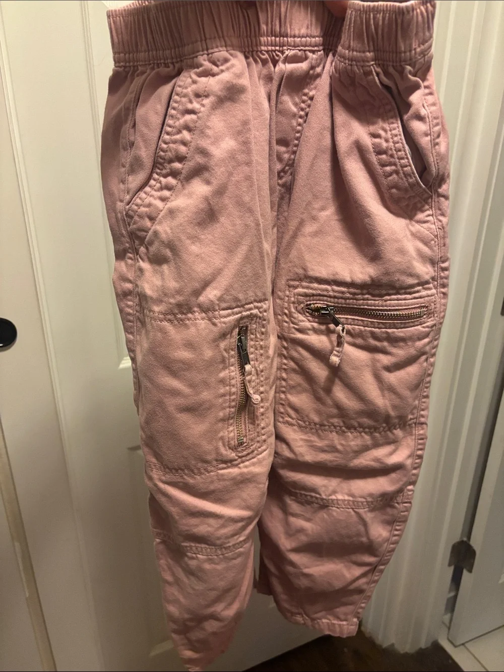 GAP Kids Two-Pack Cargo Joggers - Coral & Dusty Rose